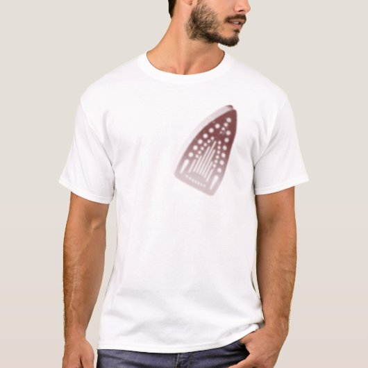T-Shirt drôle avec marque de brûlure de fer (Devant)