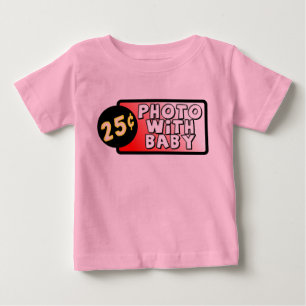 T-shirt drôle avec photo de bébé humour pour nourr