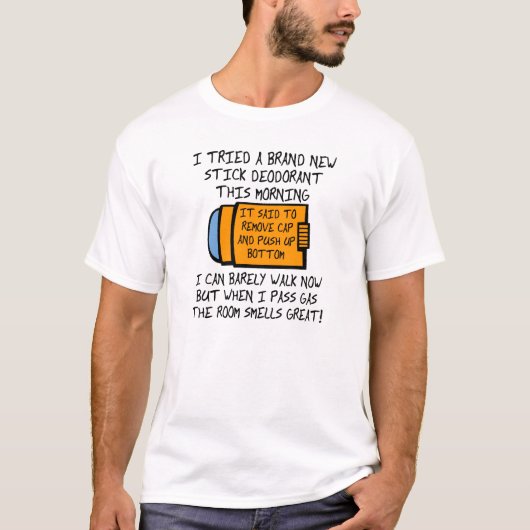 T-shirt drôle avec Push Up pour les fesses (Devant)