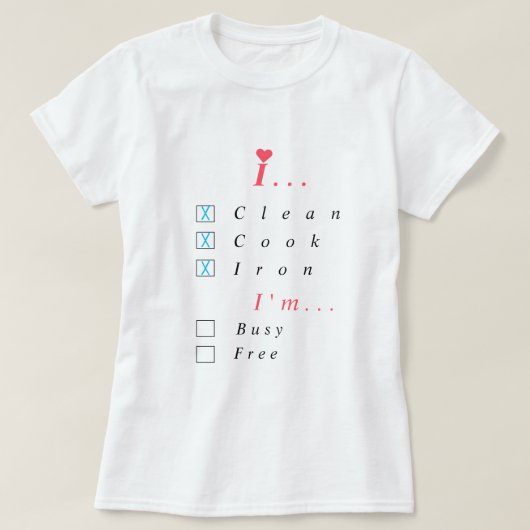 T-shirt drôle avec texte ou ajouter votre statut / (Design devant)