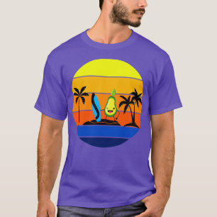 T-shirt drôle avocado surf avocat amoureux cadeau gif drôl