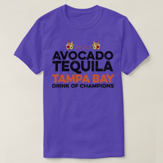 T-shirt Drôle Avocado Tequila 3 (Design devant)