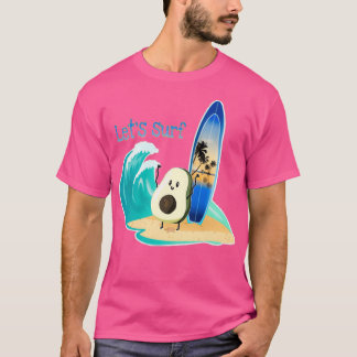 T-shirt Drôle avocat surf 21