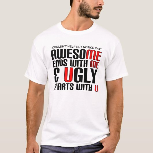 T-shirt drôle Awesome Me (Devant)