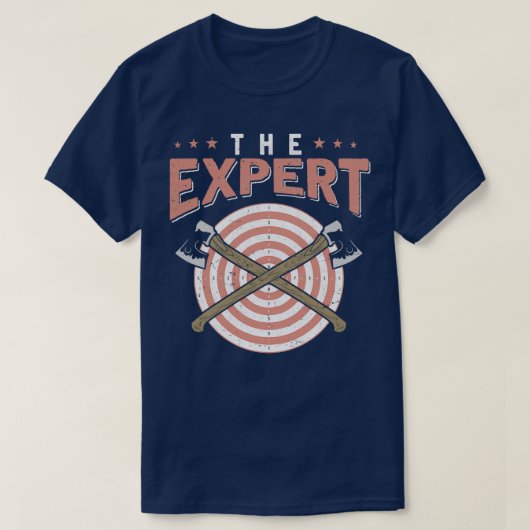 T-shirt Drôle Ax Throwing Expert Hatchet Woodworker 2 (Design devant)