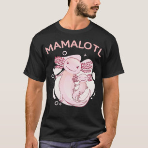 T-shirt drôle axolotl grossesse faire-part mamalotl maman