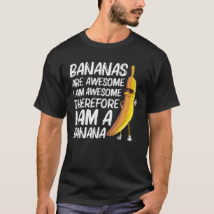 T-shirt Drôle Banana Cadeaux Hommes Femmes Fruit Mangeur L