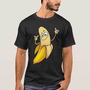 T-shirt Drôle Banana Designs Pour Hommes Femmes Fruit Love