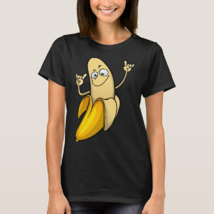 T-shirt Drôle Banana Designs Pour Hommes Femmes Fruit Love