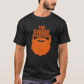 T-shirt Drôle barbe à gingembre homme (Devant)