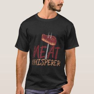 T-shirt Drôle Barbecue Viande Fumée Steak Idée cadeau Barb