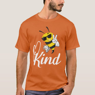 T-shirt drôle bee peace, jour d'unité drôle bee