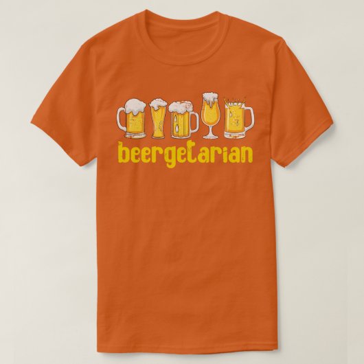 T-shirt Drôle Beer Lover Cadeau Beergetarian Craft Bière (Design devant)