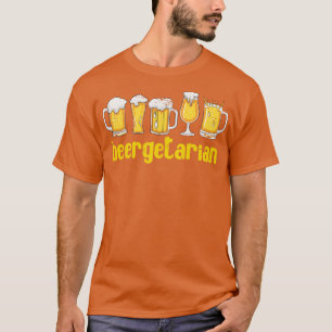 T-shirt Drôle Beer Lover Cadeau Beergetarian Craft Bière