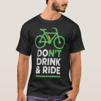Drôle Bière Ne Boire Ride Vélo Montagne