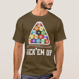 T-shirt Drôle Billiards Dire Design
