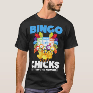 T-shirt Drôle Bingo Femmes Joueuses de Bingo Filles