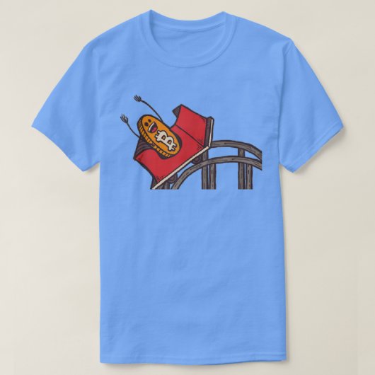 T-shirt Drôle Bitcoin RollercoasterCryptomonnaie Tee (Design devant)