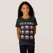 T-Shirt Drôle Blobfish Cadeaux filles garçons Blobfish sou (Devant entier)