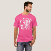 T-shirt Drôle Bmx équitation vélo cavalier (Devant entier)