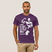 T-shirt Drôle Bodybuilding Lifting Gym Citation, Gandhi Sq (Devant entier)