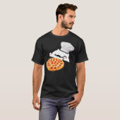 T-shirt Drôle Bongo Chat Pizza Chef Dank Mèmes (Devant entier)