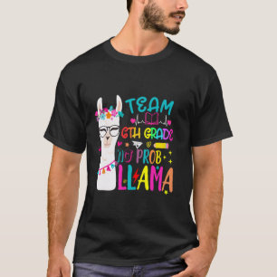 T-shirt Drôle Bonjour 6e Équipe 6e Premier Jour Non