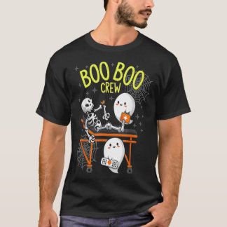T-shirt Drôle BOO CREW Nurse RN Halloween 2022