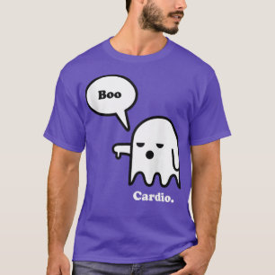 T-shirt Drôle Boo Halloween Costume Fantôme Haine Cardio T
