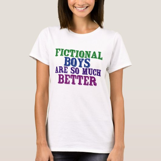T-shirt Drôle Bookworm Fictional Boys sont tellement meill (Devant)