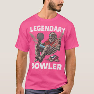 T-shirt Drôle Bowling Bowler légendaire dire