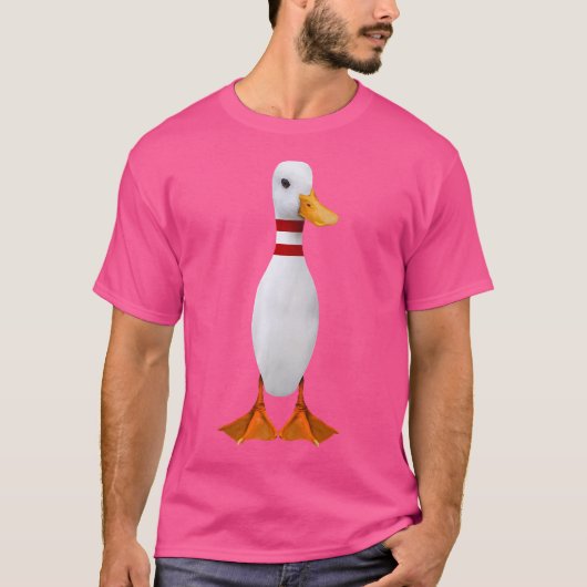 T-shirt Drôle Bowling Farmer Bowler Canard Dix Épingles Me (Devant)