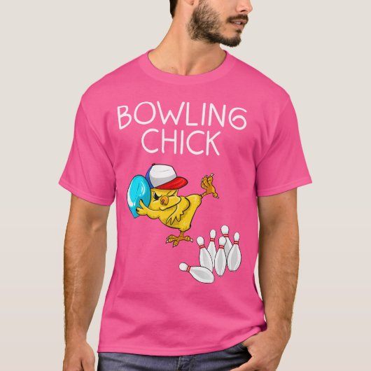 T-shirt Drôle Bowling Femmes Cute Bowling Chick Sports Ath (Devant)