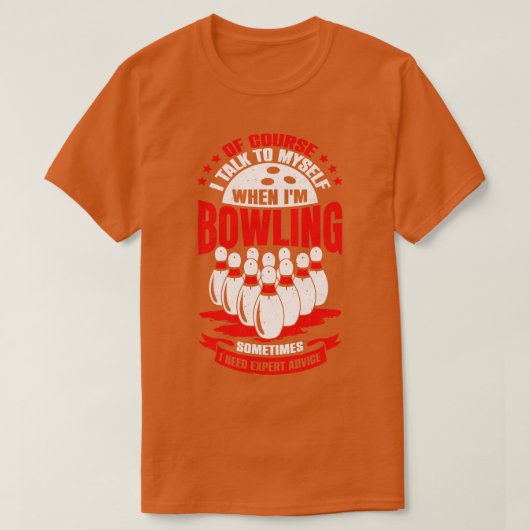 T-shirt Drôle Bowling Jeu Sport Bowler Cadeau (Design devant)