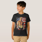 T-shirt Drôle Boxer Trump Trump Rocky Meme (Devant entier)