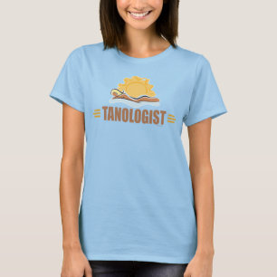 T-shirt Drôle bronzage au soleil