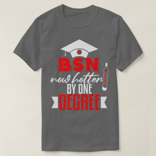 T-shirt Drôle BSN Infirmière Diplôme BSN Diplôme BSN Infir (Design devant)
