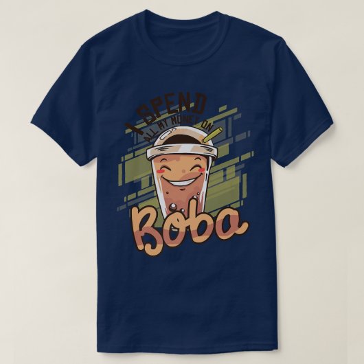 T-shirt Drôle Bubble Tea Boba Tea 932 (Design devant)