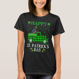 T-shirt Drôle Buffalo Plaid Camion vert Swallow Bird St Pa