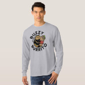 T-shirt Drôle Buzzy Burrito Abeille (Devant entier)