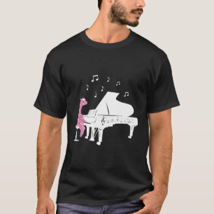 T-shirt Drôle cadeau Alpaca pour Piano Player