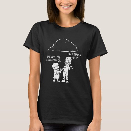 T-shirt Drôle cadeau Cloud pour les programmeurs informati (Devant)