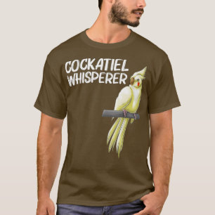 T-shirt Drôle cadeau Cockatiel Hommes Femme Parrot Oiseau
