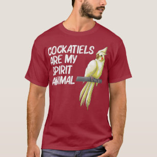 T-shirt Drôle cadeau Cockatiel Hommes Femme Parrot Oiseau