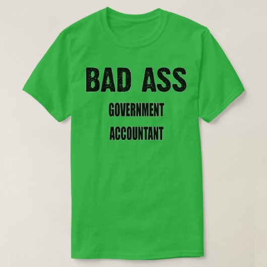 T-shirt Drôle cadeau comptable du gouvernement pour les ho (Design devant)