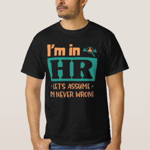 T-shirt Drôle Cadeau de l'agent des RH Cadeau du collabo