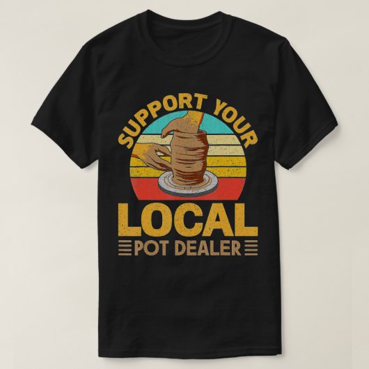 T-shirt Drôle cadeau de poterie pour pot Dealer Hommes Pot (Design devant)