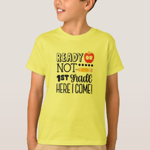 T-shirt Drôle cadeau de première année de retour à l'école