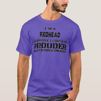 T-shirt Drôle cadeau de rousse pour hommes femmes 1