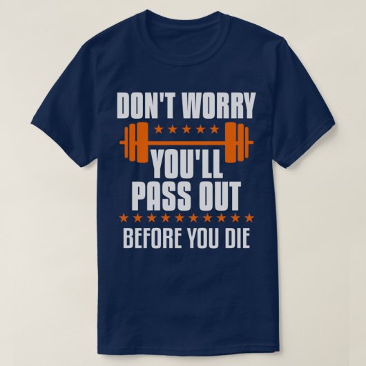 T-shirt Drôle cadeau d'entraînement pour l'exercice passio (Design devant)
